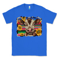 True Royal western background baby calf Classic Tee - BarkalooDesign
