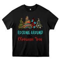 Black rocking around the christmas tree, Rocking, Around The, Christmas Tree Heavy Core Tee - RanaPortraitStore