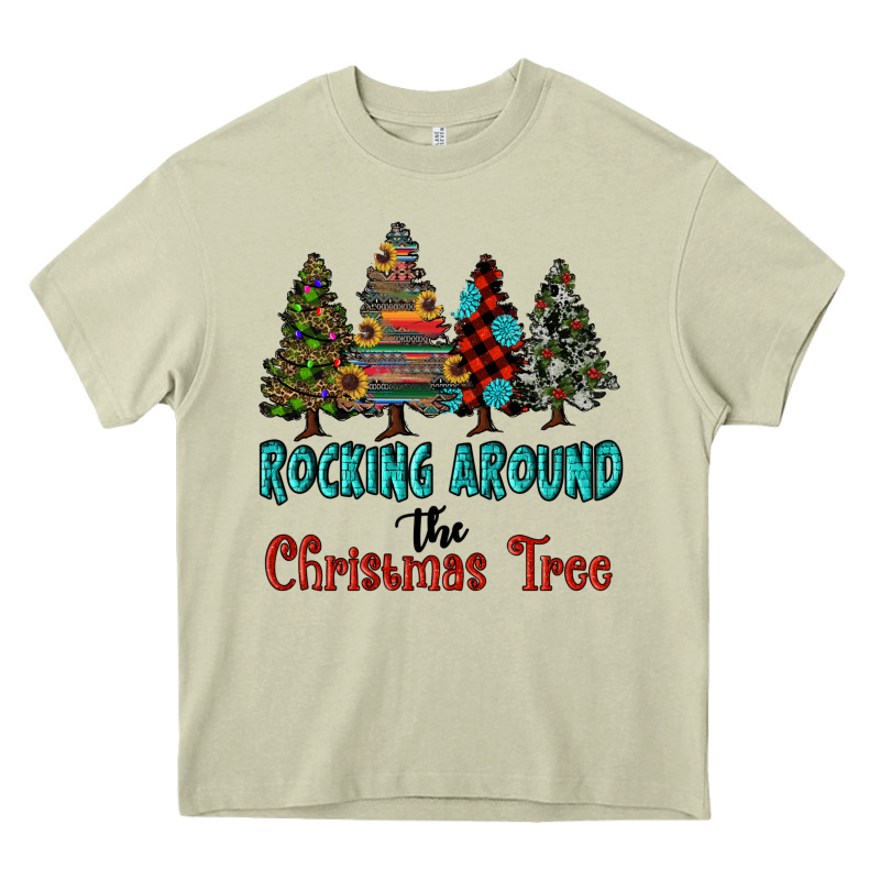 Rocking Around The Christmas Tree, Rocking, Around The, Christmas Tree Heavy Core Tee by RanaPortraitStore | Teevron