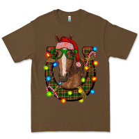 Cacao christmas horseshoe with horse Premium Tee - RanaPortraitStore