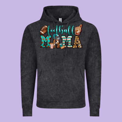 American Football Mama Vintage Hoodie Designed By Jasminsmagicworld