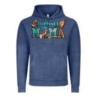Vintage Denim American football mama Vintage Hoodie - Jasminsmagicworld