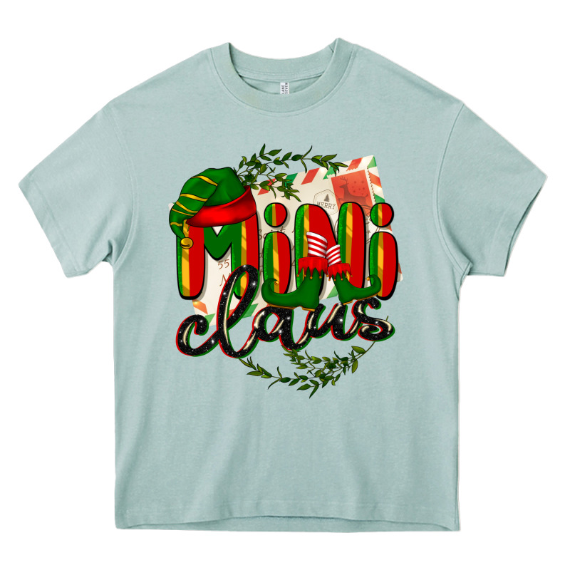 Mini Claus Christmas Heavy Core Tee by BarkalooDesign | Teevron
