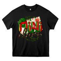 Black mini claus christmas Heavy Core Tee - BarkalooDesign