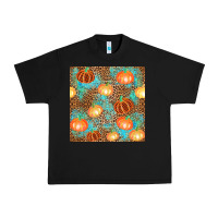 Black plaid fall pumpkin seamless Urban Heavy Tee - AdoDesignShop