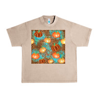 French Oak plaid fall pumpkin seamless Urban Heavy Tee - AdoDesignShop