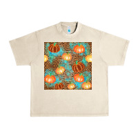 Sandshell plaid fall pumpkin seamless Urban Heavy Tee - AdoDesignShop