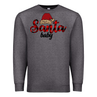Charcoal Heather Santa Baby Premium Sweatshirt - Bettercallsaul