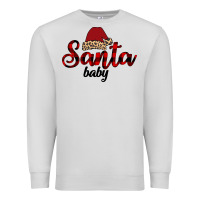 Dove Grey Santa Baby Premium Sweatshirt - Bettercallsaul