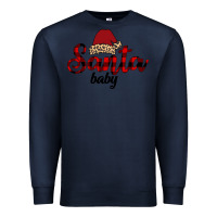 Navy Santa Baby Premium Sweatshirt - Bettercallsaul