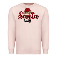 Pale Pink Santa Baby Premium Sweatshirt - Bettercallsaul
