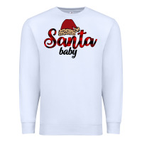 White Santa Baby Premium Sweatshirt - Bettercallsaul