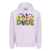 Lilac spooky dude Premium Hoodie - NancyCooperArtShop