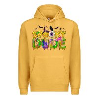 Mustard spooky dude Premium Hoodie - NancyCooperArtShop