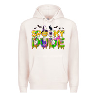 Pale Pink spooky dude Premium Hoodie - NancyCooperArtShop