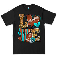 Black love american football Premium Tee - Zillion Design Studio
