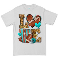 Dove Grey love american football Premium Tee - Zillion Design Studio