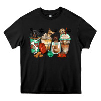 Black dog coffee cups Heavy Core Tee - Zillion Design Studio