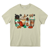 Dog Coffee Cups Heavy Core Tee | Teevron