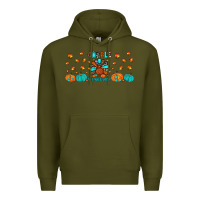 Army Green gobble till you wobble Premium Hoodie - JahusDesignShop