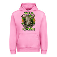 Fuchsia Pink Sham rockin St. Patrick's Day Urban Hoodie - CowGirlArtShop