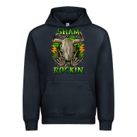 Navy Sham rockin St. Patrick's Day Urban Hoodie - CowGirlArtShop