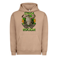 Pigment Burro Sham rockin St. Patrick's Day Urban Hoodie - CowGirlArtShop