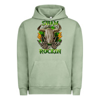 Pigment Oil Green Sham rockin St. Patrick's Day Urban Hoodie - CowGirlArtShop