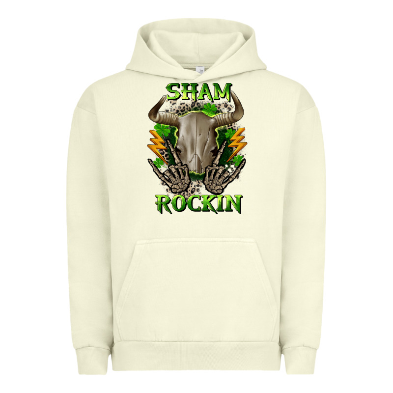 Sham Rockin St. Patrick's Day Urban Hoodie by CowGirlArtShop | Teevron