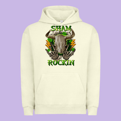 Sham Rockin St. Patrick's Day Urban Hoodie Designed By Cowgirlartshop
