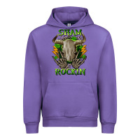 Tulip Sham rockin St. Patrick's Day Urban Hoodie - CowGirlArtShop