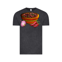Vintage Black chilli con carne Vintage Tee - AdoDesignShop