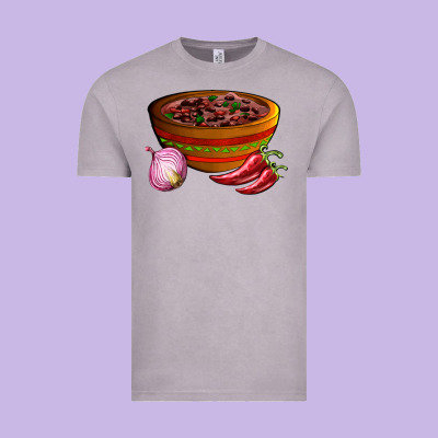 Chilli Con Carne Vintage Tee Designed By Adodesignshop