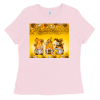 Bubblegum Pink bumble bee gnomes Ladies Tee - Zillion Design Studio