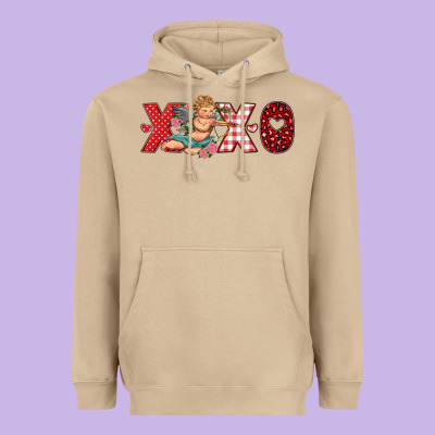 Xoxo Cupid Heavyweight Hoodie Designed By Ranaportraitstore