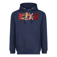 Navy xoxo cupid Heavyweight Hoodie - RanaPortraitStore