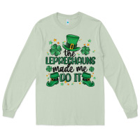 Matcha the leprechauns made me do it Long Sleeve Tee - MaliasSmallBusiness