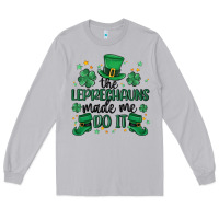 Moon Dust the leprechauns made me do it Long Sleeve Tee - MaliasSmallBusiness