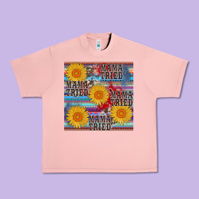Mama Tried Seamless Urban Heavy Tee Designed By Adodesignshop
