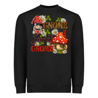 Black gnome sweet gnome Heavyweight Sweatshirt - BarkalooDesign