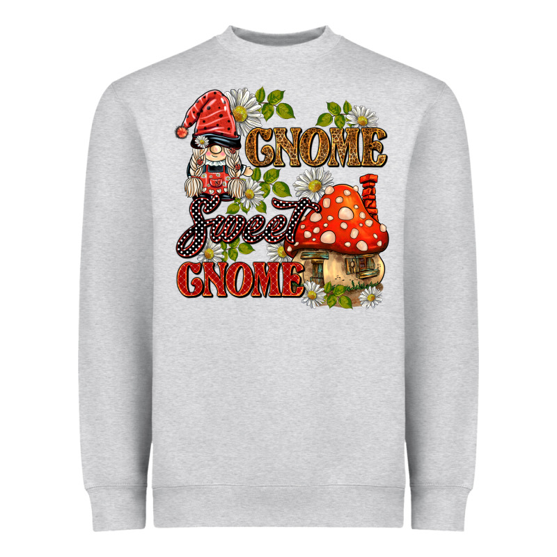 Gnome Sweet Gnome Heavyweight Sweatshirt by BarkalooDesign | Teevron