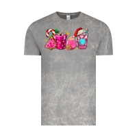 Cloud Rock pink christmas coffee cups Vintage Tee - AdoDesignShop