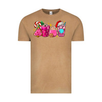 Vintage Camel pink christmas coffee cups Vintage Tee - AdoDesignShop