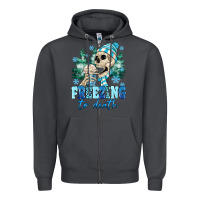 Smoke Freezing To Death Zipper Hoodie - MaliasSmallBusiness