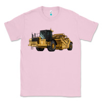 Bubblegum Pink Wheel Tractor Scraper Classic Tee - LillyAllenDesigns