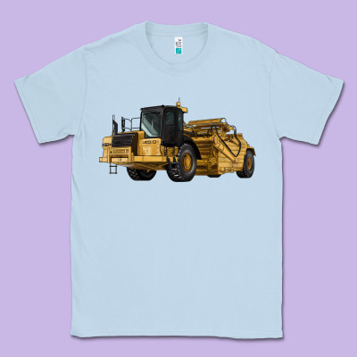 Wheel Tractor Scraper Classic Tee Designed By Lillyallendesigns
