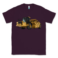 Plum Wheel Tractor Scraper Classic Tee - LillyAllenDesigns