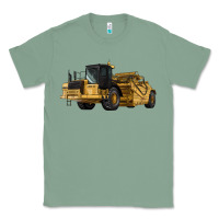Sage Wheel Tractor Scraper Classic Tee - LillyAllenDesigns