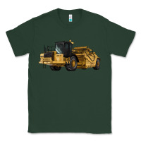 Sports Green Wheel Tractor Scraper Classic Tee - LillyAllenDesigns