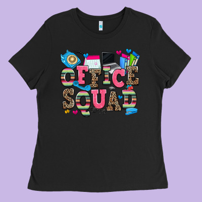 Office Squad Ladies Tee Designed By Zillion Design Studio